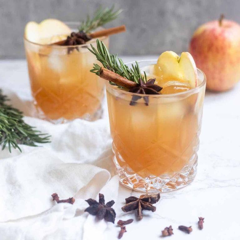 Winter Spice Apple Cider Mocktail