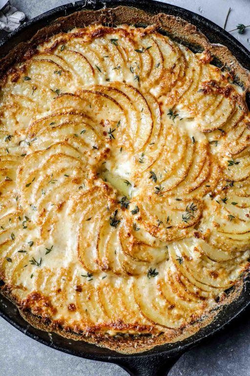 Yukon Gold Potato Gratin with Gruyere Cheese