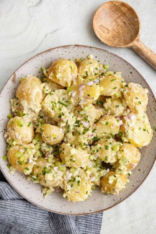 Yukon Gold Potato Salad with Dijon Mustard