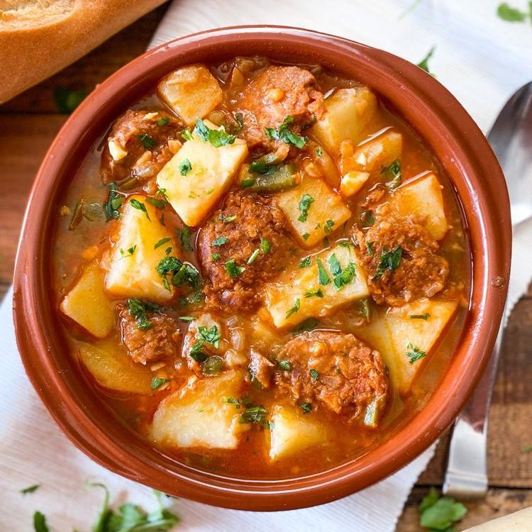 Yukon Gold Potato and Chorizo Stew