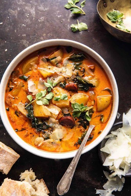 Yukon Gold Potato and Kale Soup