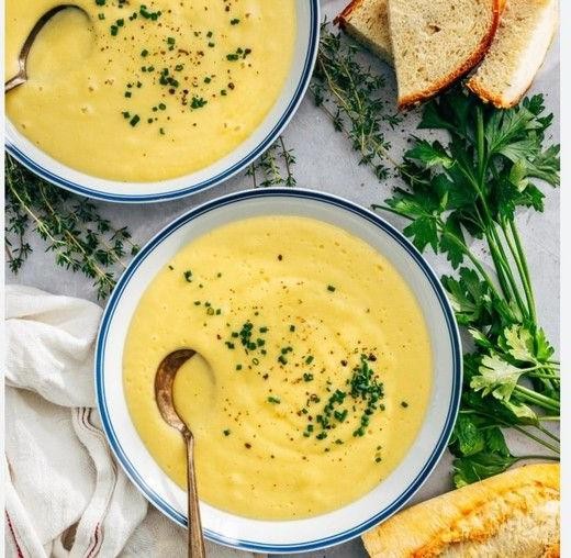 Yukon Gold Potato and Leek Soup