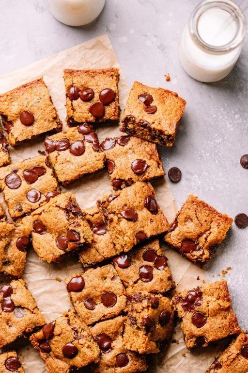 Zucchini Chocolate Chip Bars
