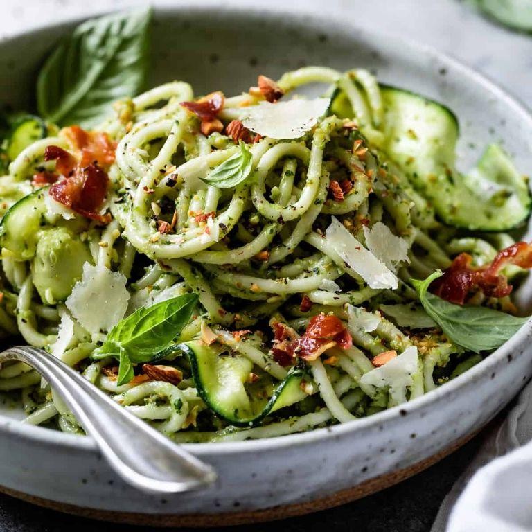 Zucchini Pesto Pasta