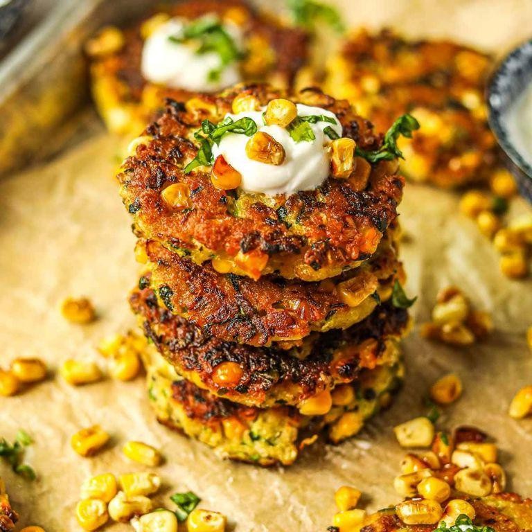Zucchini and Corn Fritters