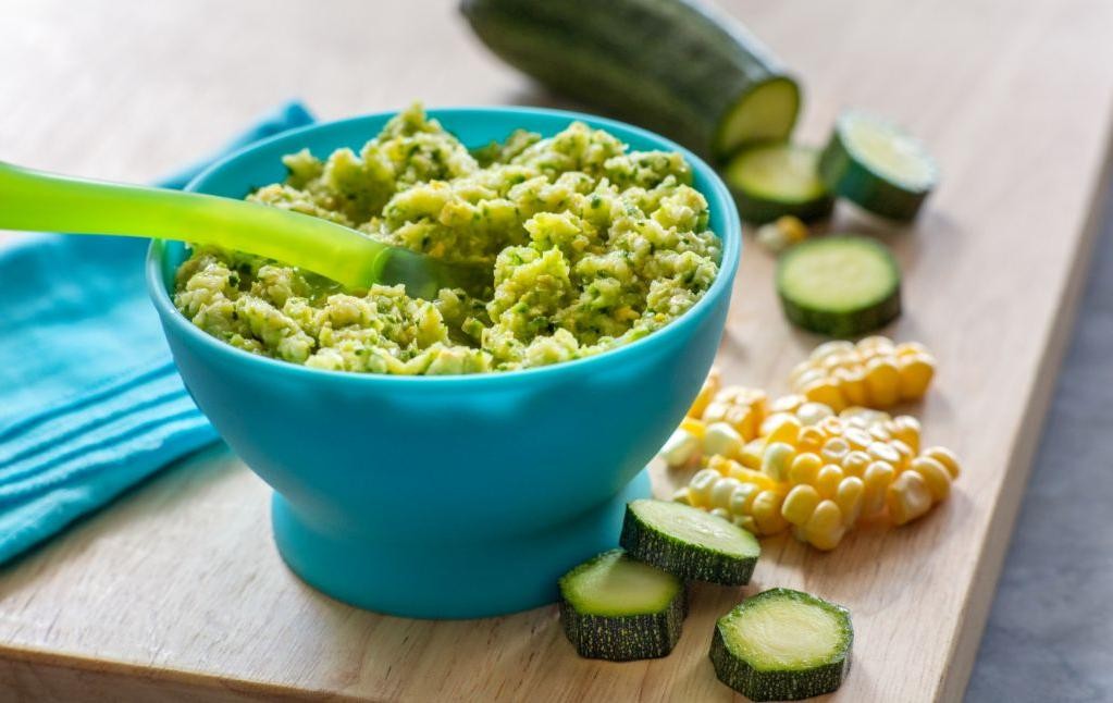 Zucchini and Corn Puree