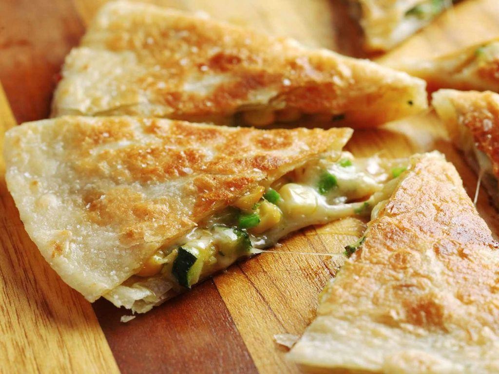 Zucchini and Corn Quesadillas