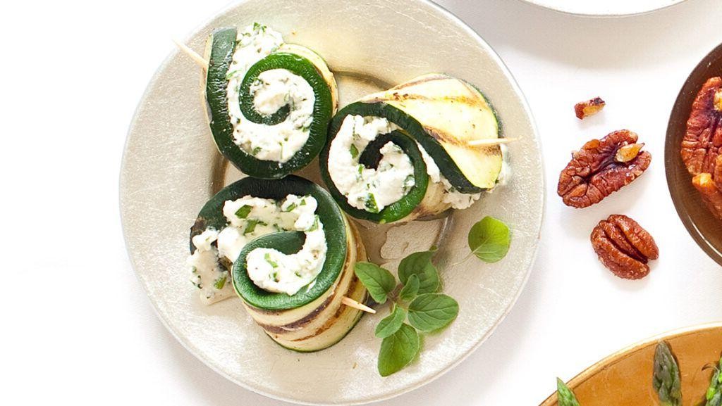 Zucchini and Ricotta Pinwheels