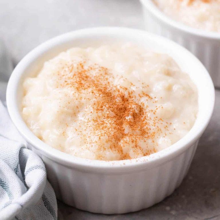 Almond Milk Rice Pudding
