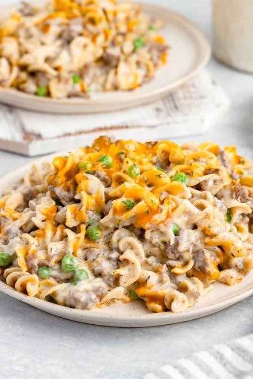 Amish Beef and Noodle Casserole