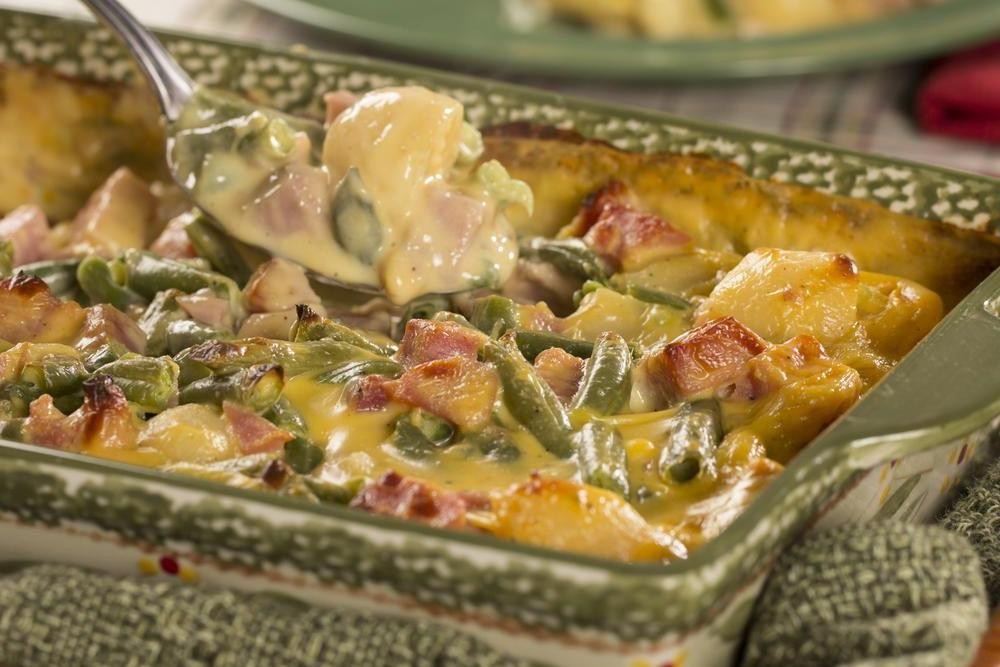 Amish Cheesy Ham Casserole