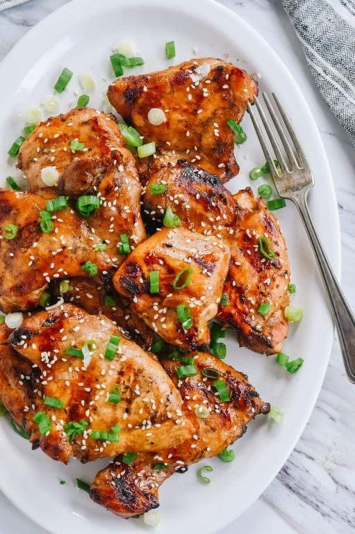 Asian Inspired Barbeque Baked Chicken