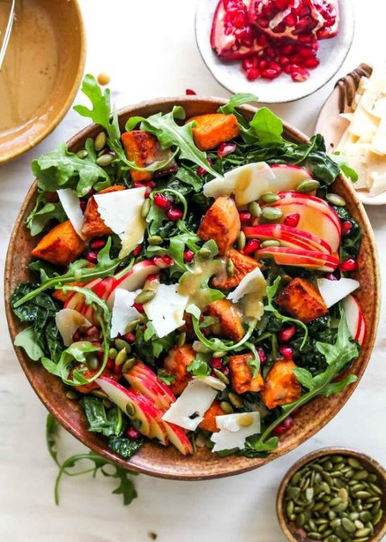 Autumn Harvest Salad with Maple Vinaigrette