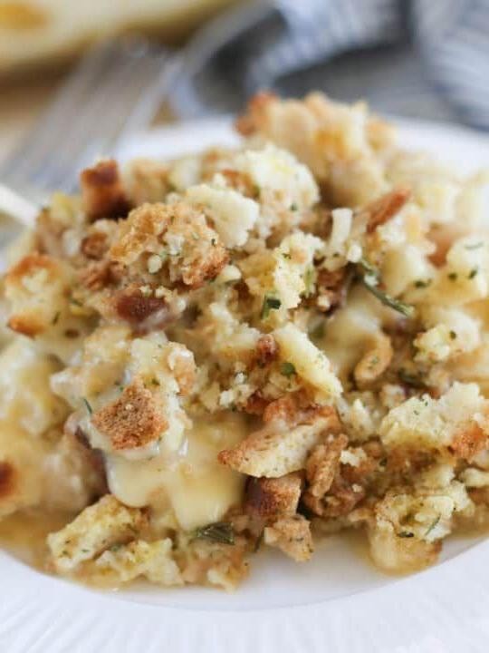 Baked Cream of Chicken and Stuffing