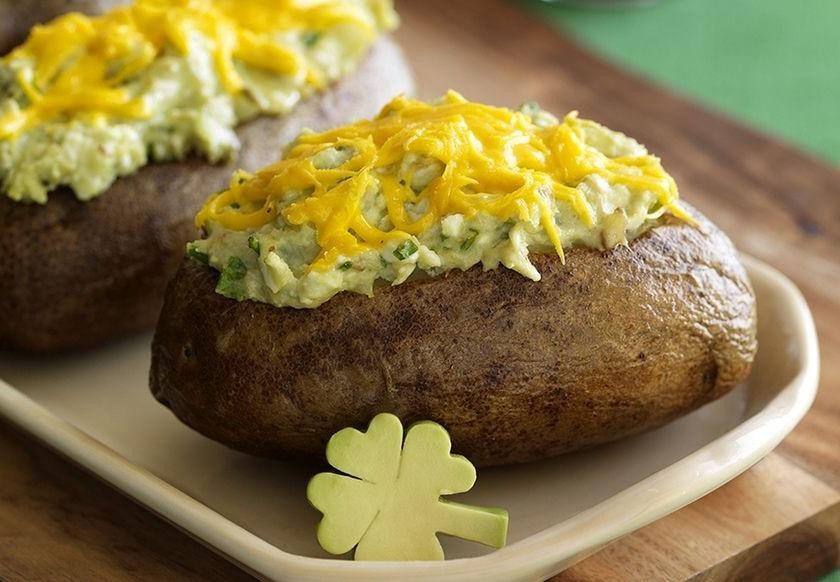 Baked Irish Potatoes with Cheese