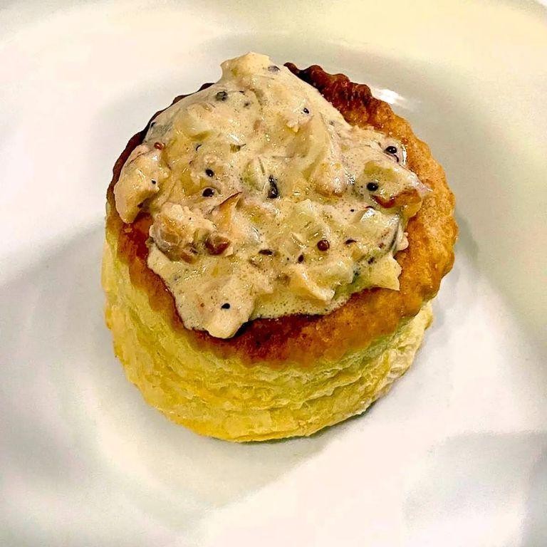 Beef Stroganoff Volauvent