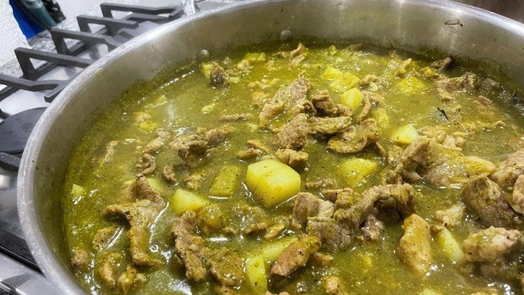 Bistec con Salsa Verde