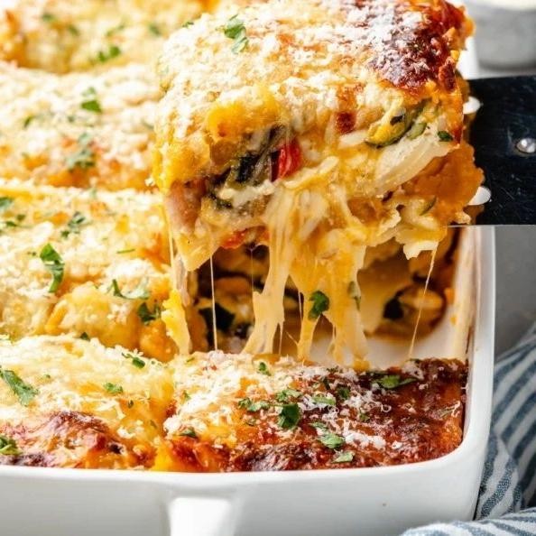 Butternut Squash and Ground Beef Lasagna