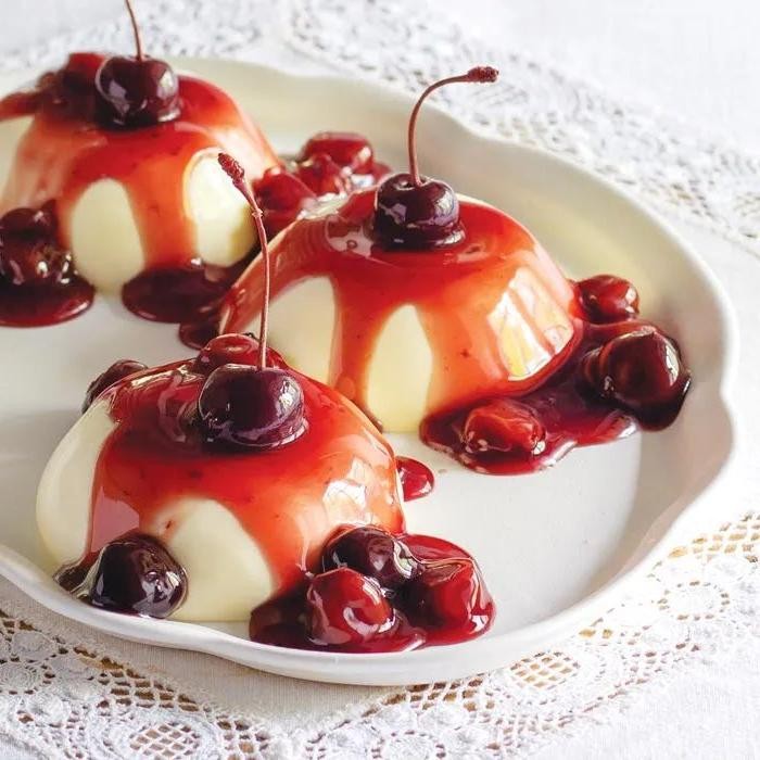 Cherry Panna Cotta