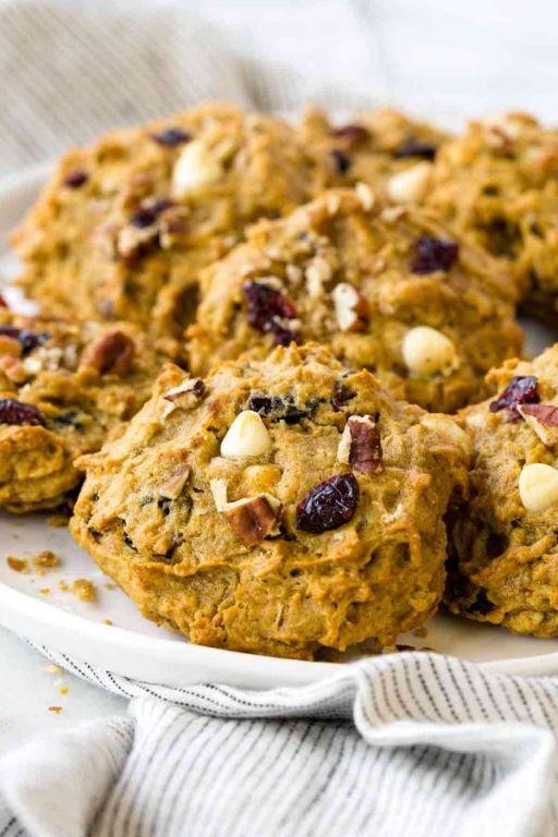 Chewy Persimmon and Chocolate Chip Cookies