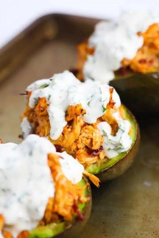 Chipotle Mexican Grill Chicken Stuffed Avocados