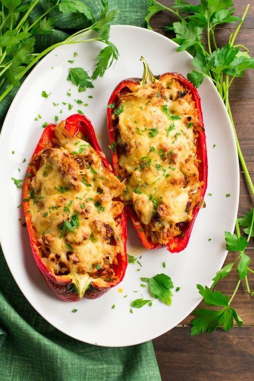 Chipotle Mexican Grill Chicken Stuffed Peppers