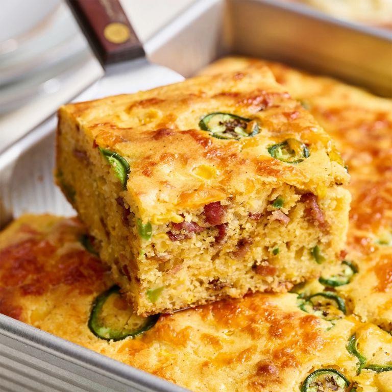 Cornbread with Jalapeno and Cheddar
