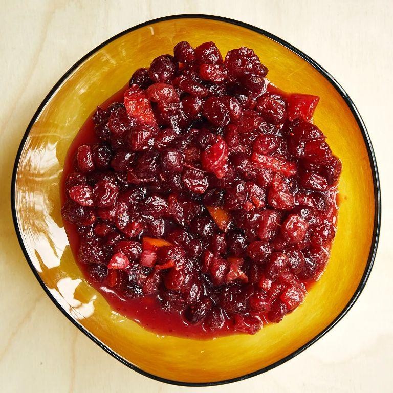 Cranberry Orange Sauce with a Hint of Cinnamon