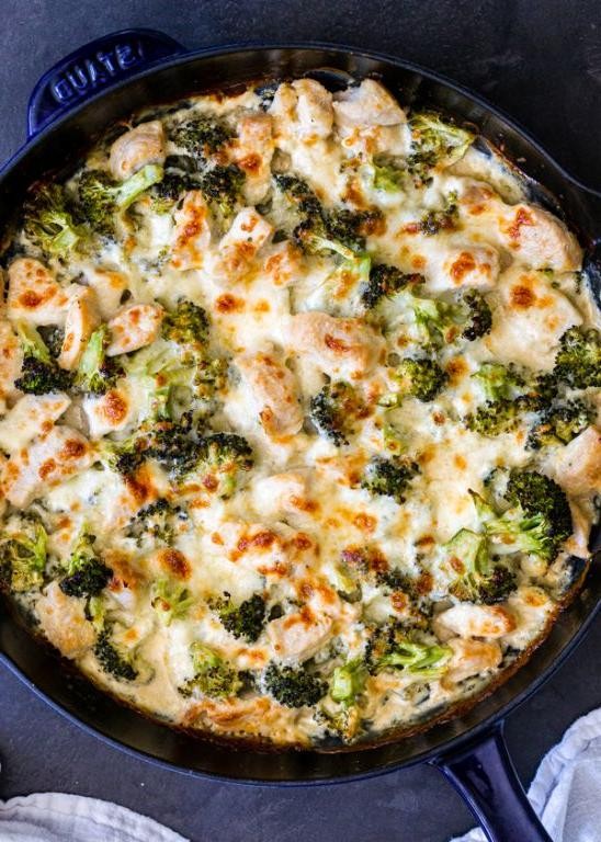 Cream of Chicken and Broccoli Bake
