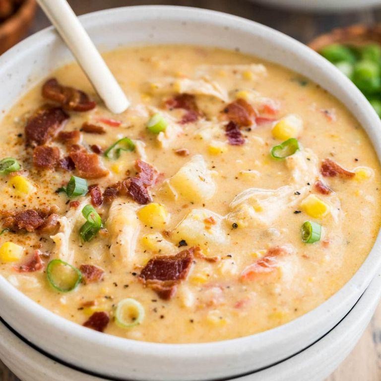 Cream of Chicken and Corn Chowder