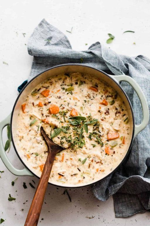 Cream of Chicken and Wild Rice Soup