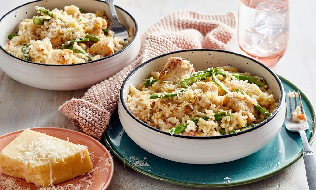 Creamy Chicken and Asparagus Risotto
