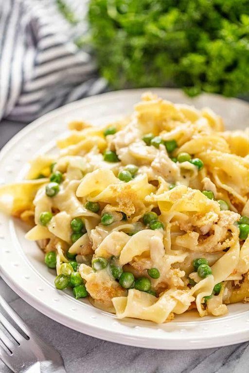 Creamy Chicken and Pea Casserole