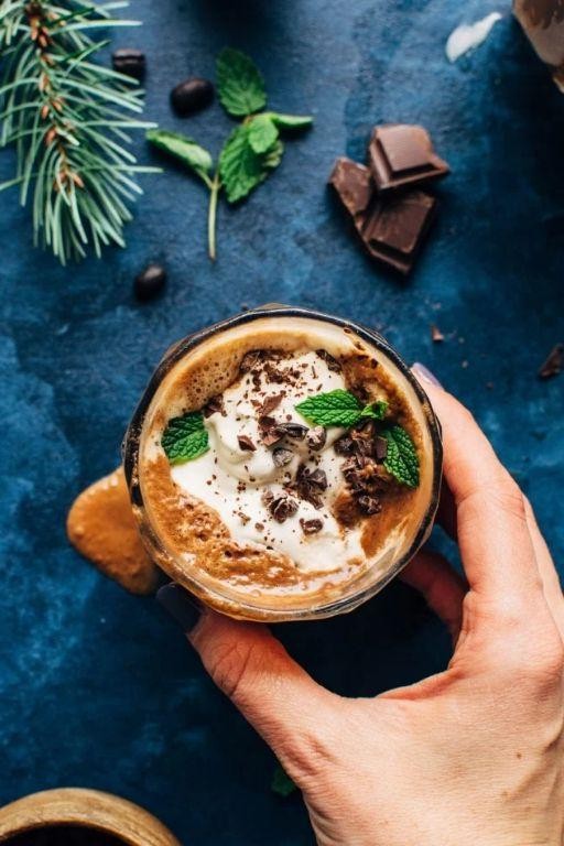 Dark Chocolate Mint Bulletproof Coffee