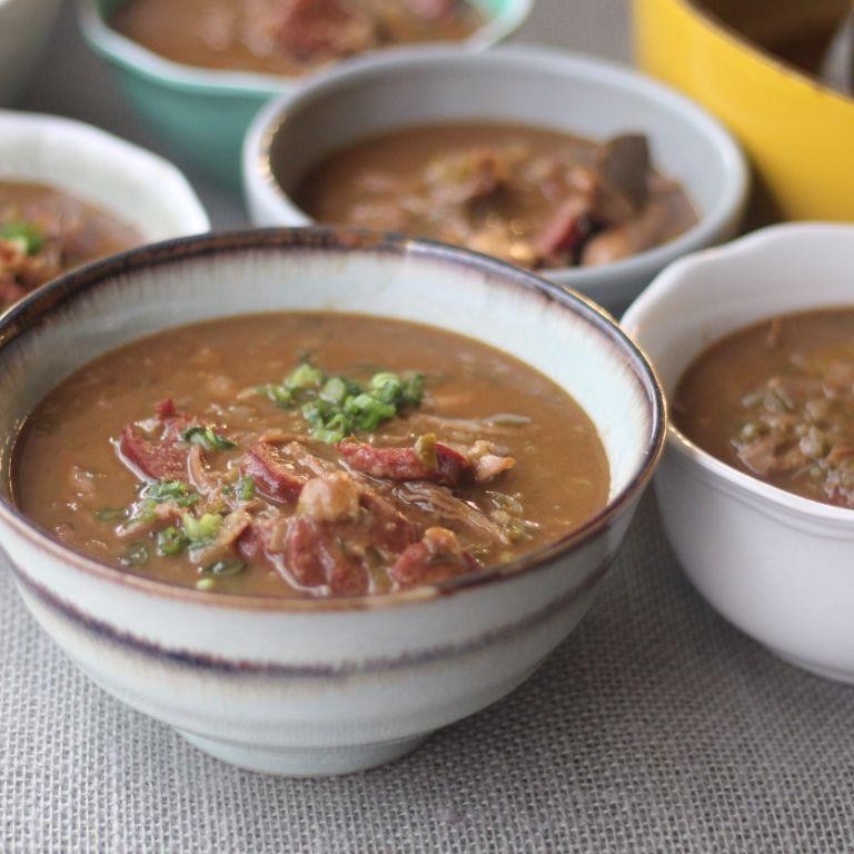 Duck and Sausage Gumbo