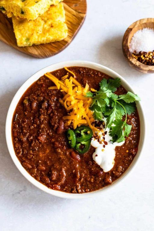 Dutch Oven Ground Beef Chili