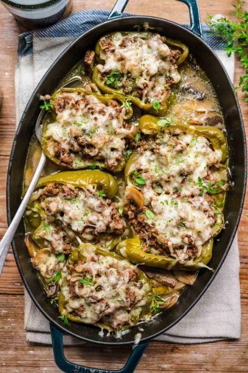 Easy Beef Stroganoff with Bell Peppers