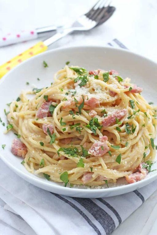 Easy Pasta Carbonara for Kids
