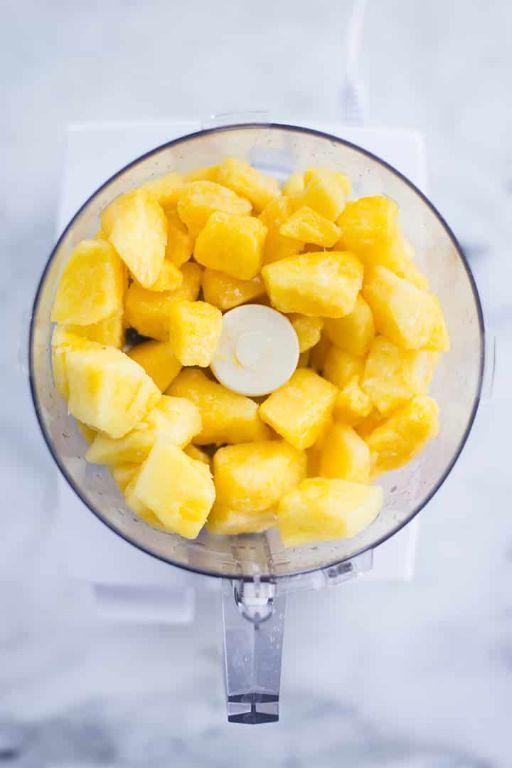 Frozen Pineapple Sorbet