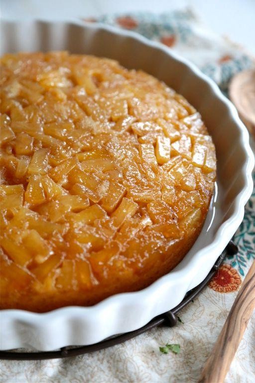 Frozen Pineapple Upside-Down Cake