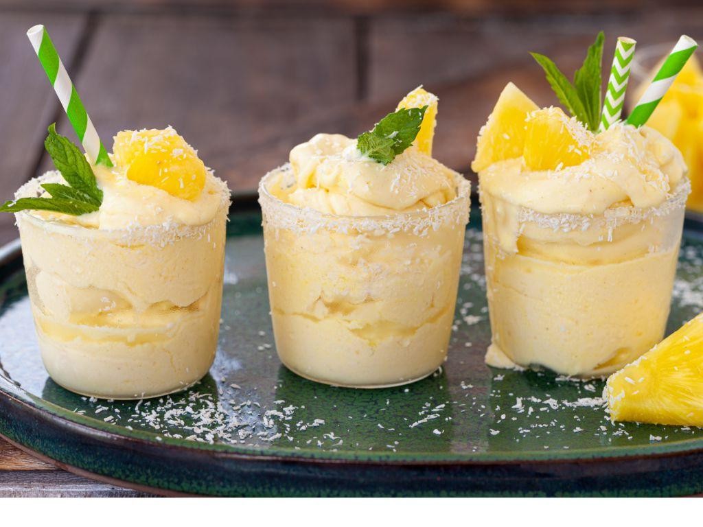 Frozen Pineapple and Yogurt Parfait