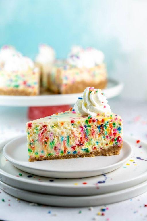 Funfetti Cake Mix Cheesecake