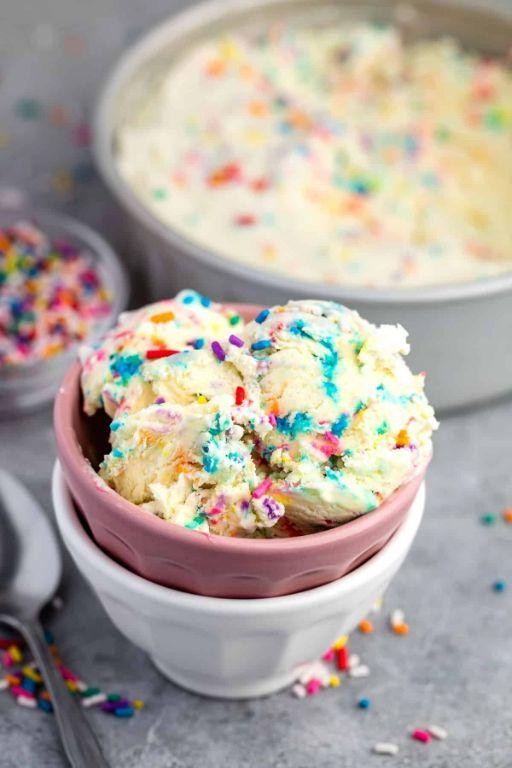 Funfetti Cake Mix Ice Cream