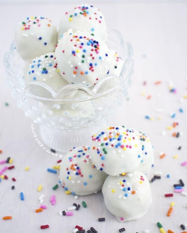 Funfetti Cake Mix Truffles