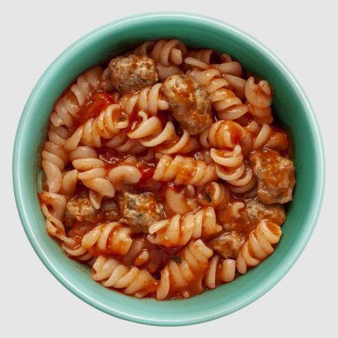 Fusilli with Meatballs and Marinara