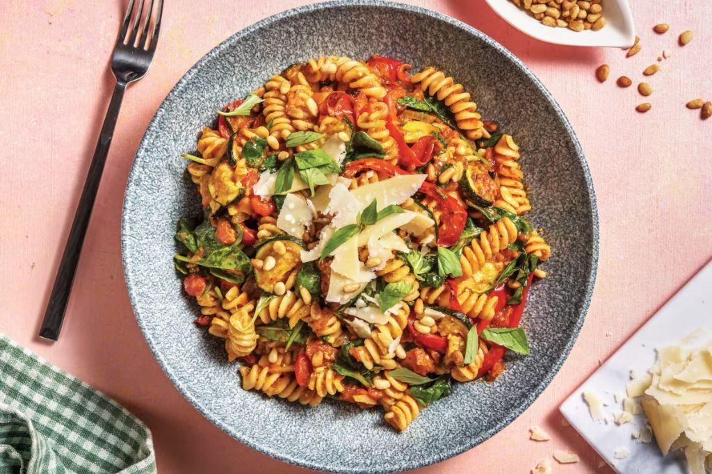 Fusilli with Roasted Vegetables