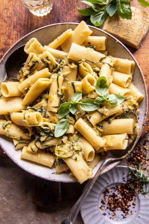 Fusilli with Zucchini and Parmesan