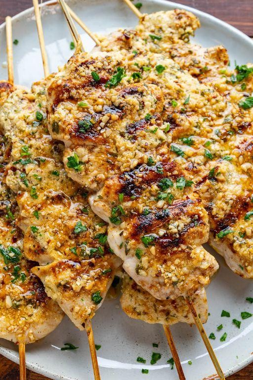 Garlic Parmesan Barbeque Baked Chicken