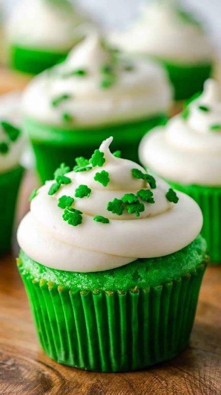 Green Velvet Cupcakes