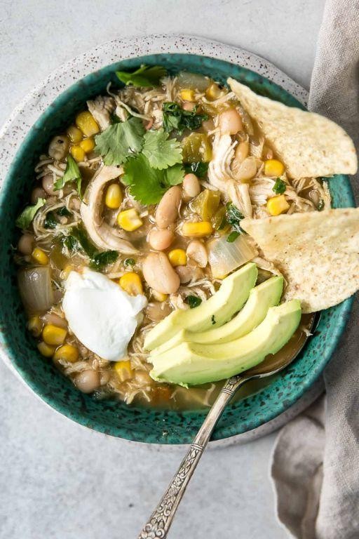 Healthy White Chicken Chili
